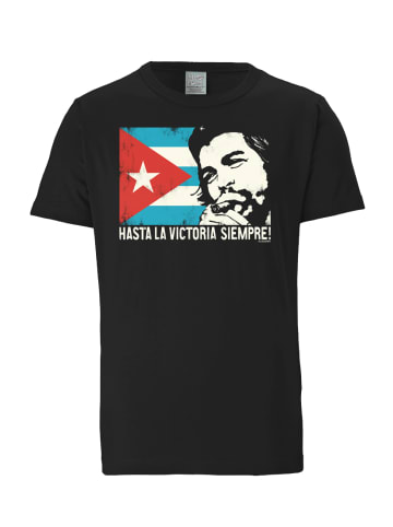 Logoshirt T-Shirt Che Guevara - Cuban Flag in schwarz