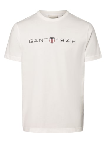 Gant T-Shirt in ecru