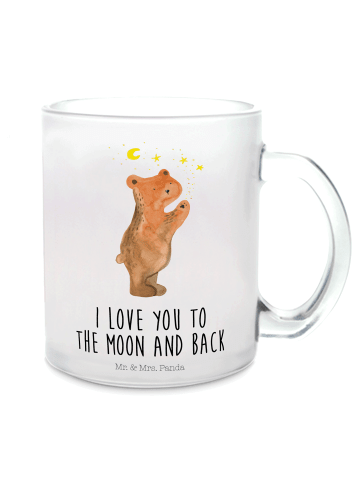 Mr. & Mrs. Panda Pott Verliebter Bär mit Spruch in Transparent