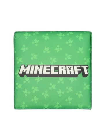 Minecraft Minecraft Sitzbox Praktische Aufbewahrung Spielzeug Box 30x30x30 cm in Grün