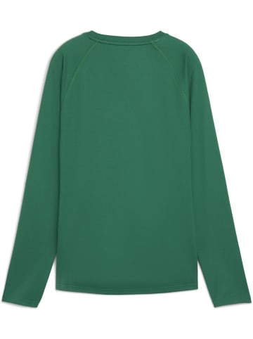 Puma T-Shirt "W CROSS THE LINE Longsleeve 3.0" in Grün