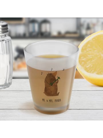 Mr. & Mrs. Panda Schnapsbecher Bär Lied ohne Spruch in Transparent