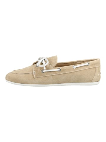 Halbschuhe Beige/Weiß