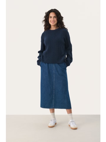 PART TWO Strickpullover LisamariePW Gerade Passform in Navy Blazer