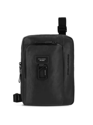 Piquadro Harper Umhängetasche Leder 21 cm in black