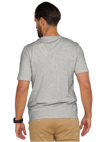 Jack & Jones T-Shirt - JJSANCHEZ TEE SS CREW NECK in Grey Melange/Style 2