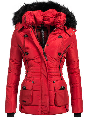 Marikoo Steppjacke Vanilla in Rot