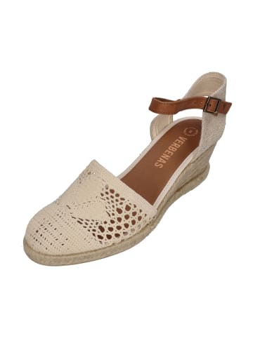 Verbenas Sandaletten MALENA Crochet Lino in natur
