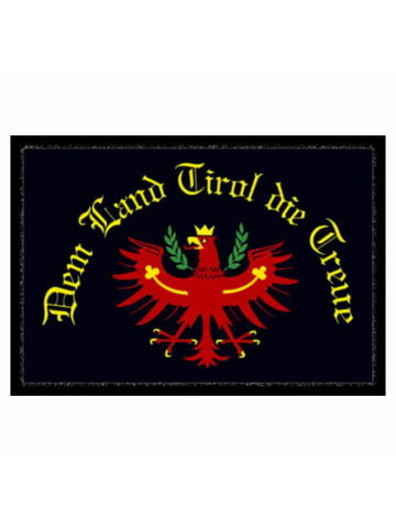 WohnDirect Fußmatte für Innen & Außen TIROL 1 in Schwarz