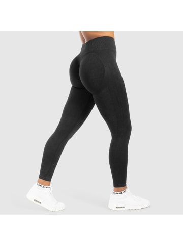SMILODOX Leggings Yune Seamless Scrunch in Acid Schwarz