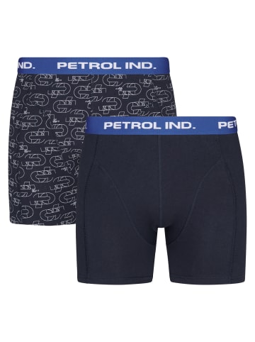 Petrol Industries 2er-Pack Boxershorts Volt in Blau