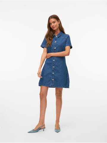 Vero Moda Jeanskleid in Medium Blue Denim