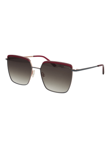 comma Frauen Sonnenbrille Schmetterling Grau