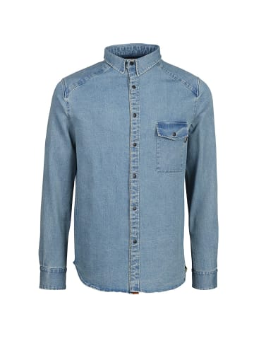 IXS M CARVE DIGGER ORGANIC DENIM SHIRT in Blau