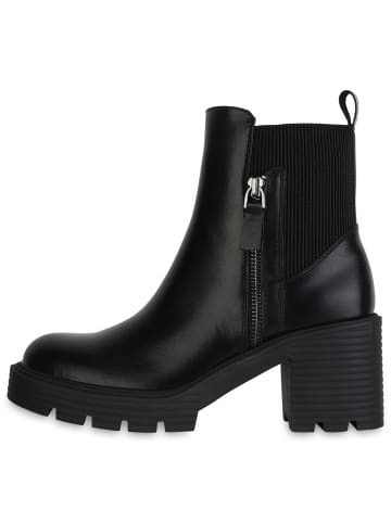 VAN HILL Klassische Stiefeletten Anna in Schwarz