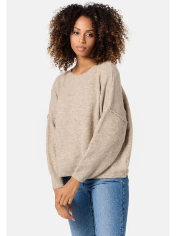 PM SELECTED Strickpullover in Taupe