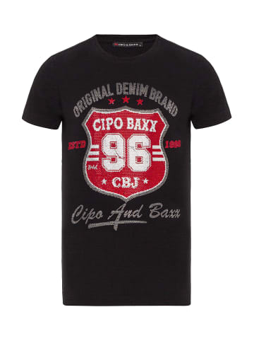 Cipo & Baxx T-Shirt in BLACK