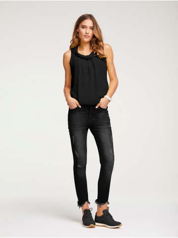 Heine Bauchweg-Jeans in black denim