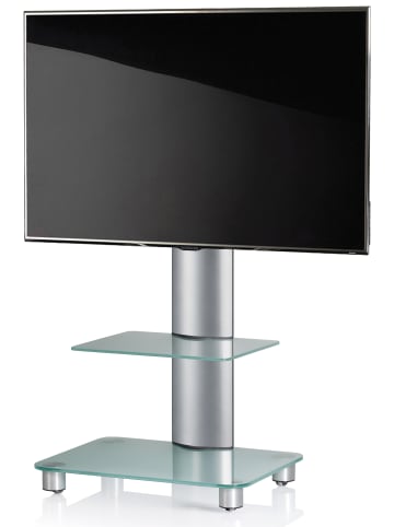 ebuy24 TV Möbel Tosal Silber 60 x 44 cm