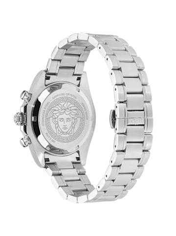 Versace Quarzuhr für Herren in silber
