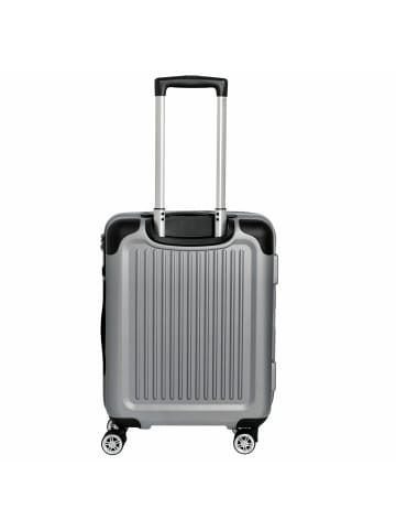 Stratic Stripe - 4-Rollen-Trolley 54 cm S (graphit) in silver