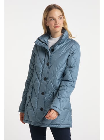 DreiMaster Klassik Steppjacke in Graublau