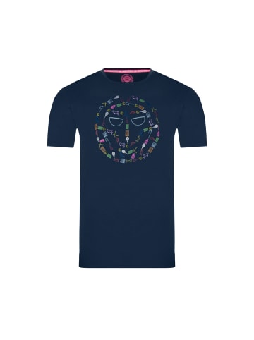 BIDI BADU Baszon Lifestyle Tee - dark blue/ mixed in dunkelblau/mehrfarbig