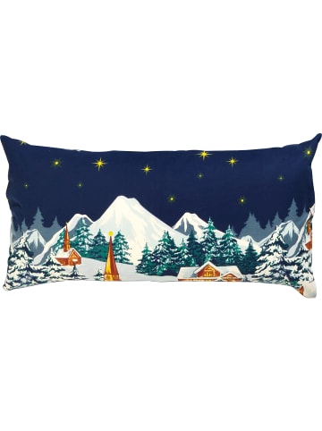 Erwin Müller Fein Biber Kissenbezug in blau