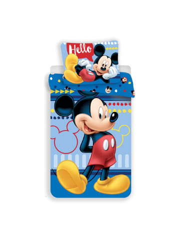 Disney Mickey Mouse Design Kuschelige Bettwäsche Baumwolle, 140x200 cm & 70x90 cm in Mehrfarbig
