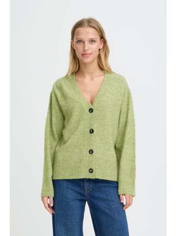 ICHI Strick-Cardigan langarm IHBALING Loose fit in IGUANA MELANGE