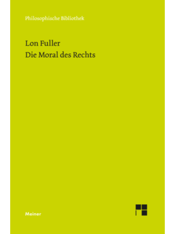 Meiner Felix Verlag Buch - Die Moral des Rechts