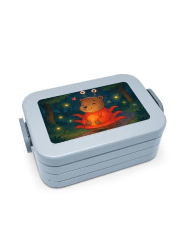 Mr. & Mrs. Panda Snack Box Krebs Astrologie Design ohne Spruch in Blau Pastell