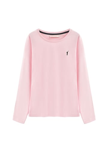 Polo Club Langarmshirt in Rosa
