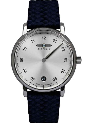 Zeppelin Uhr in Silber