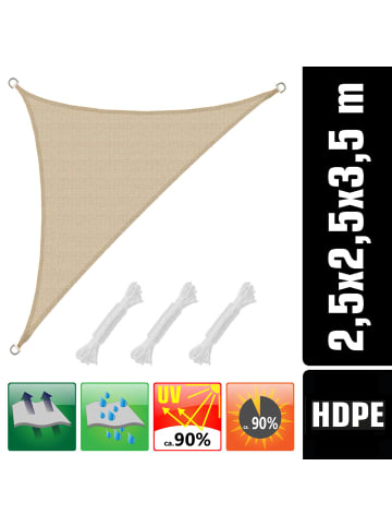 AMANKA Sonnensegel Atacama 250 x 250cm in beige