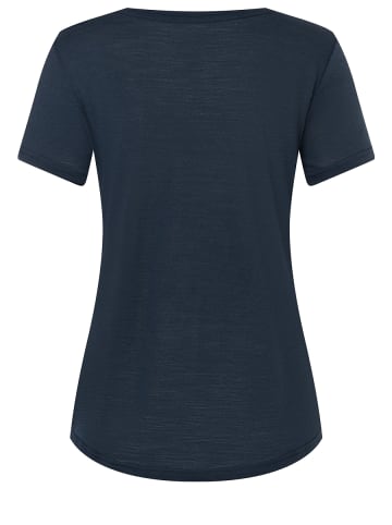 super.natural Merino T-Shirt in blau