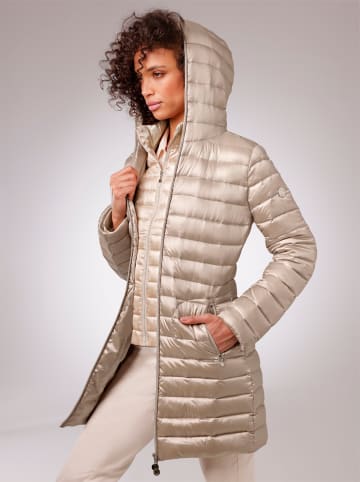 creation L Daunenjacke in sesam-elfenbein