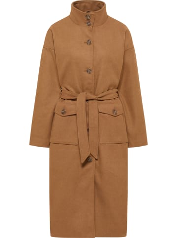 DreiMaster Vintage Damen Übergangsmantel Aus Wollgemisch in Sand