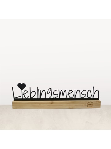 UNUS Deko-Schriftzug Aufsteller in Schwarz