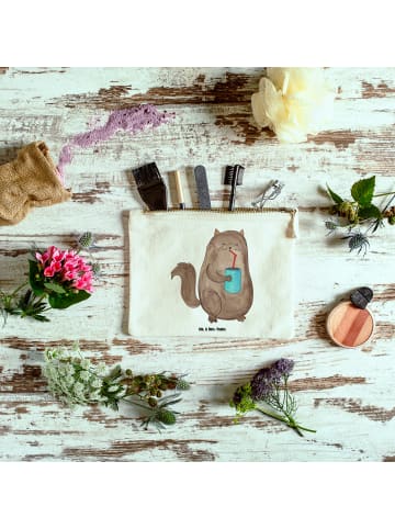 Mr. & Mrs. Panda Kosmetikbeutel Katze Dose ohne Spruch in Weiß