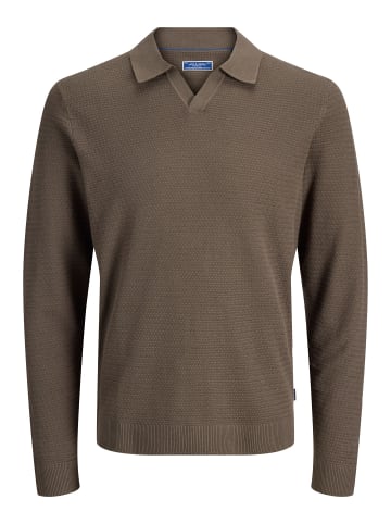 Jack & Jones Gestricktes Polo in Morel