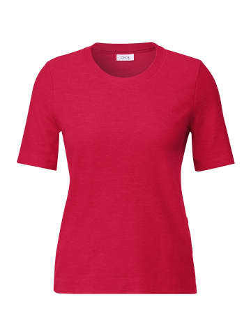 Cecil 'Bouclé Slub Shirt' Rot