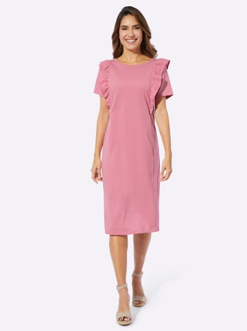 Sieh an! Jerseykleid in altrosa