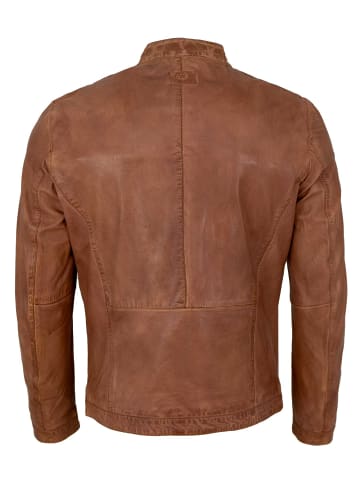 Milestone Lederjacke Lammnappa in Kupfer