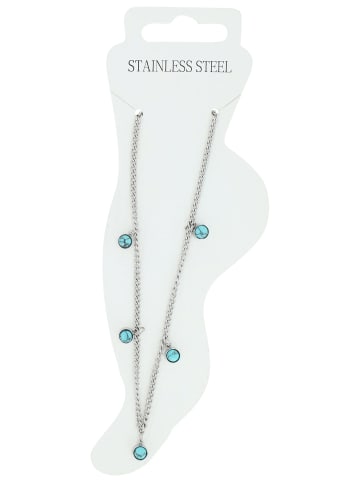 Adeliás Damen Anhänger aus Edelstahl mit Perle in silber