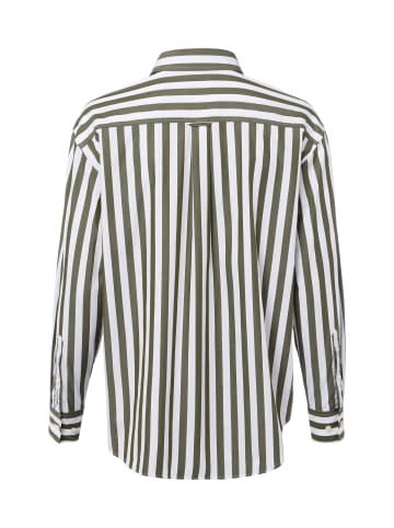 Gant Bluse in oliv weiß - 0001