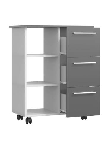 ebuy24 Küchenmöbel Esilo Weiß 68 x 38 cm