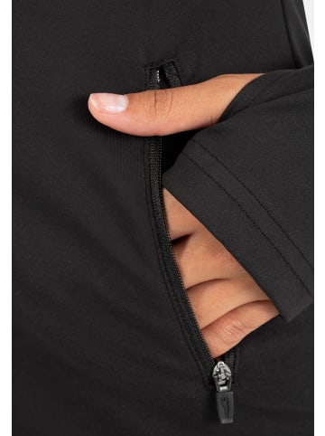 SMILODOX Trainingsjacke Basic Tessona in Schwarz