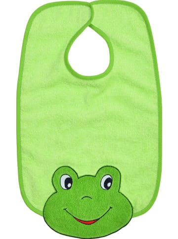 Wörner Frottier Lätzchen Frosch in grün