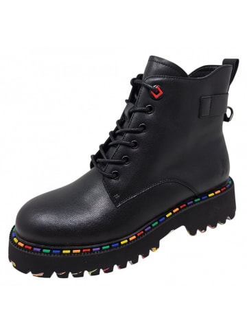 2GO FASHION Schnürstiefel  in Schwarz